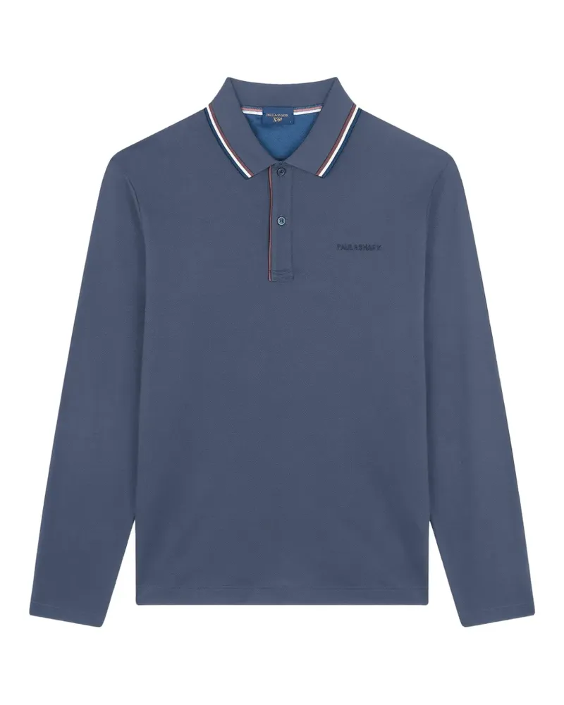 Paul & Shark logo-detail polo shirt - Blau Blau