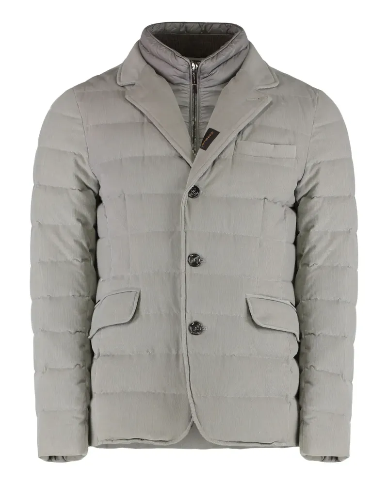 MOORER Wattierte Nomos Jacke - Grau Grau