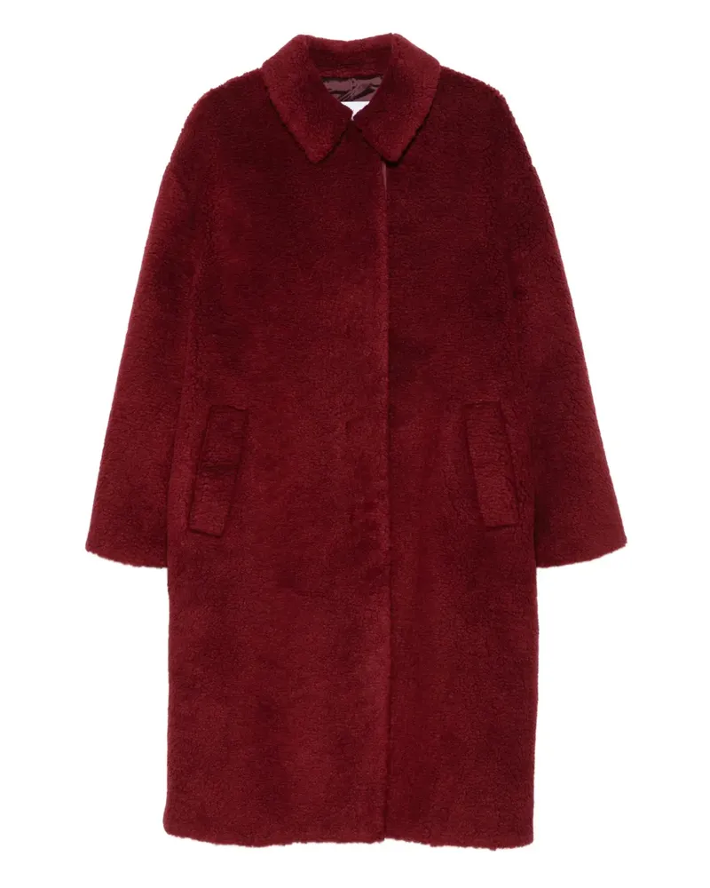 Manuel Ritz Mantel mit Teddy - Rot Rot