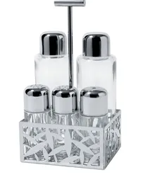 Alessi Cactus Gewürzset Silber