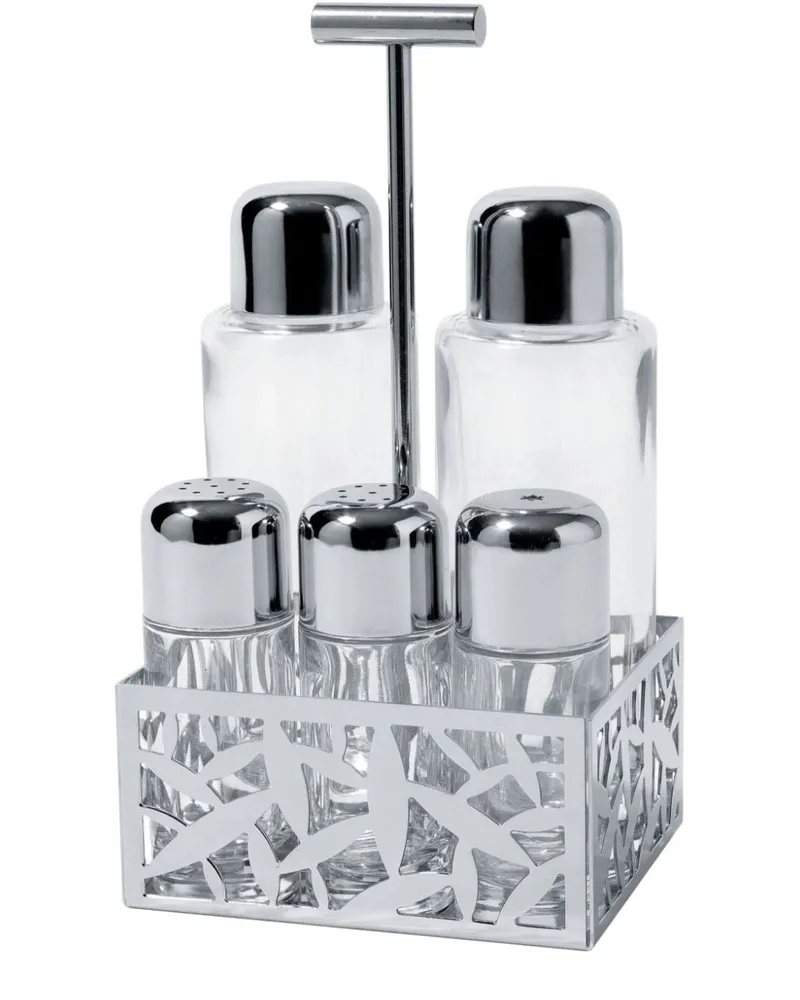 Alessi Cactus Gewürzset Silber