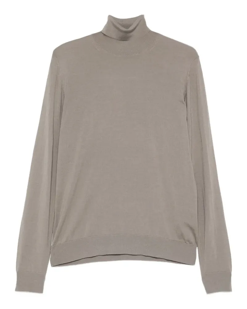 Diktat Pullover mit Rollkragen - Grau Grau