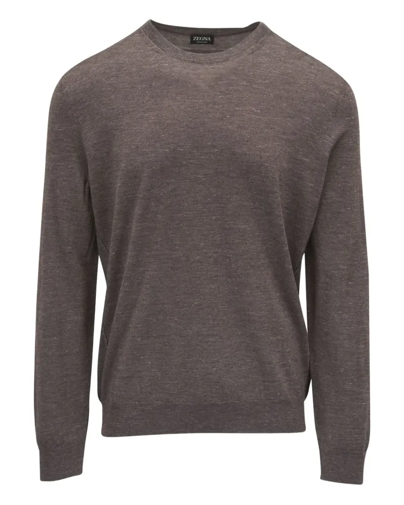 Ermenegildo Zegna Pullover aus Seidengemisch - Braun Braun