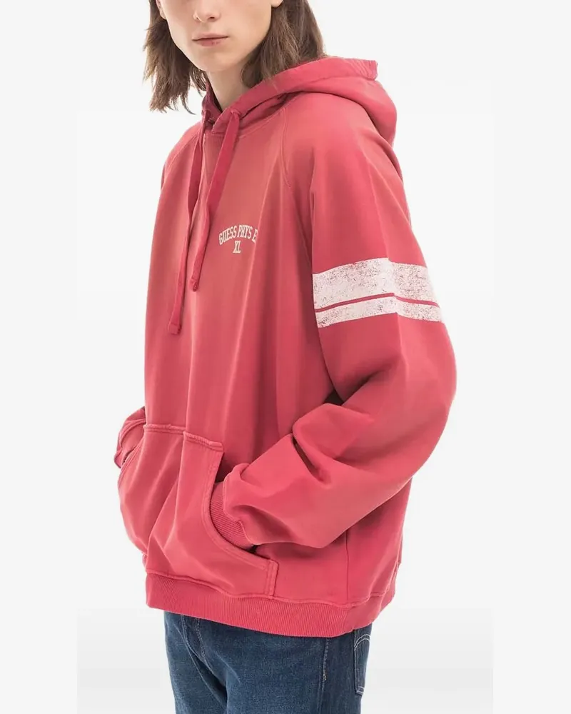 Guess Hoodie mit Logo-Print - Rot Rot