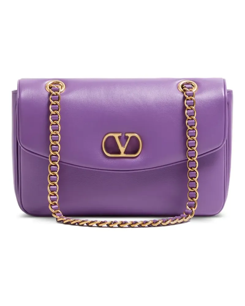Valentino Garavani Mittelgroße Djuna Tasche aus Nappaleder - Violett Violett