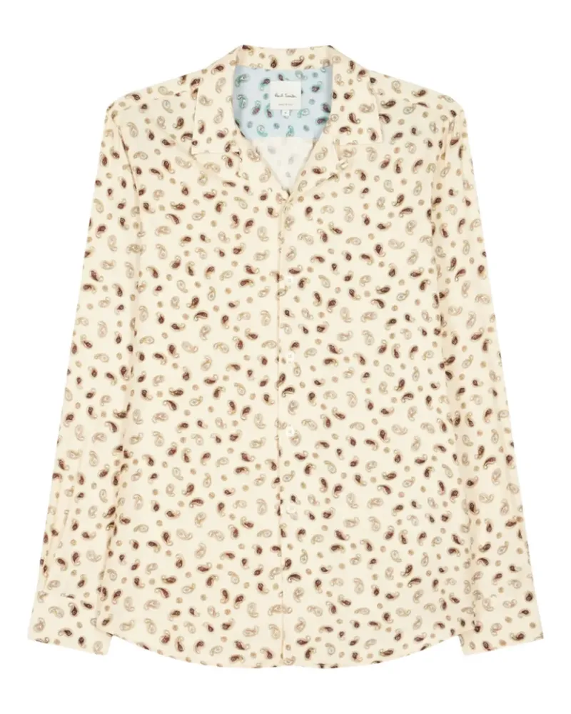 Paul Smith Hemd mit Paisleymuster - Gelb Gelb