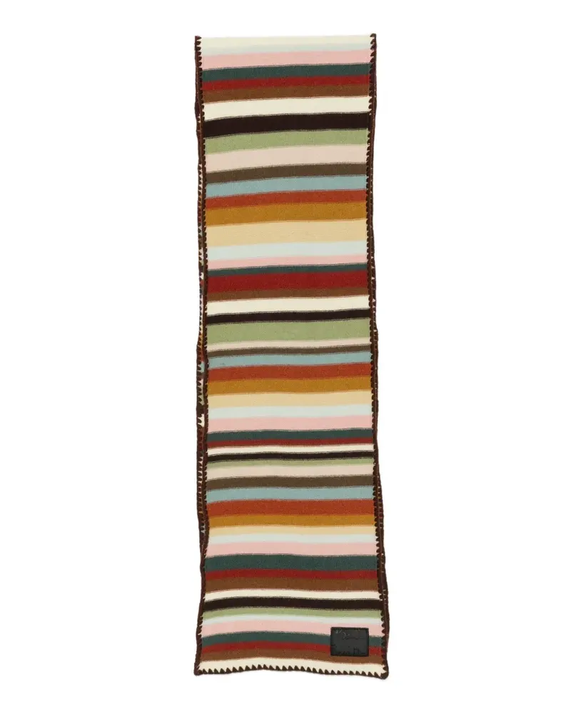 Paul Smith Signature Stripe wool scarf - Nude Nude