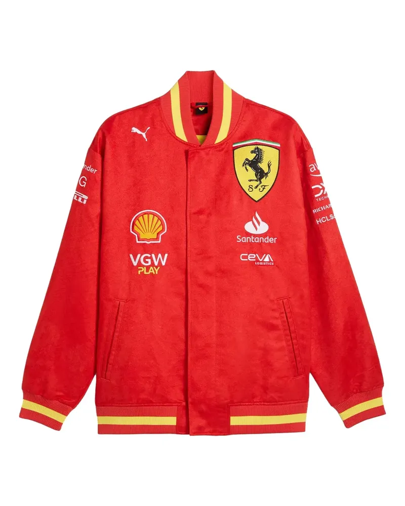 Puma x Scuderia Ferrari Race Team Bomberjacke mit Logo - Rot Rot