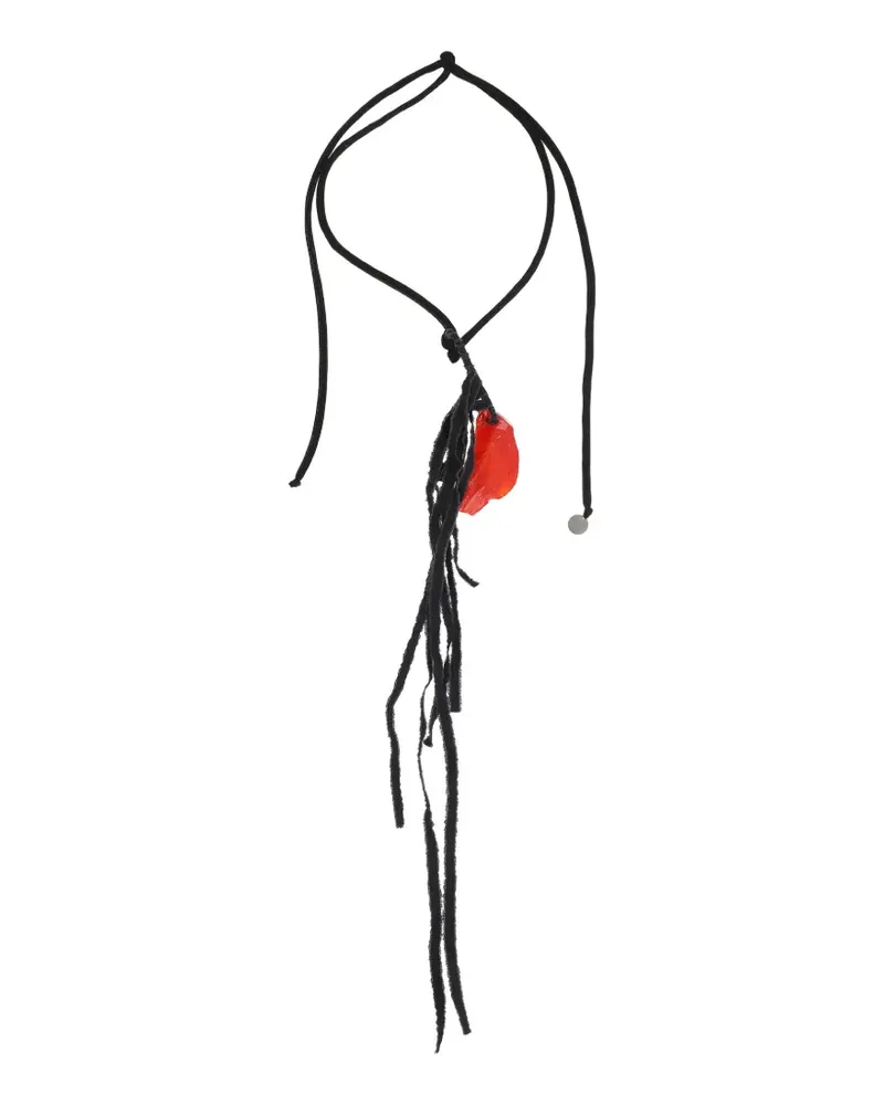 Maria Calderara glass-pendant necklace - Schwarz Schwarz