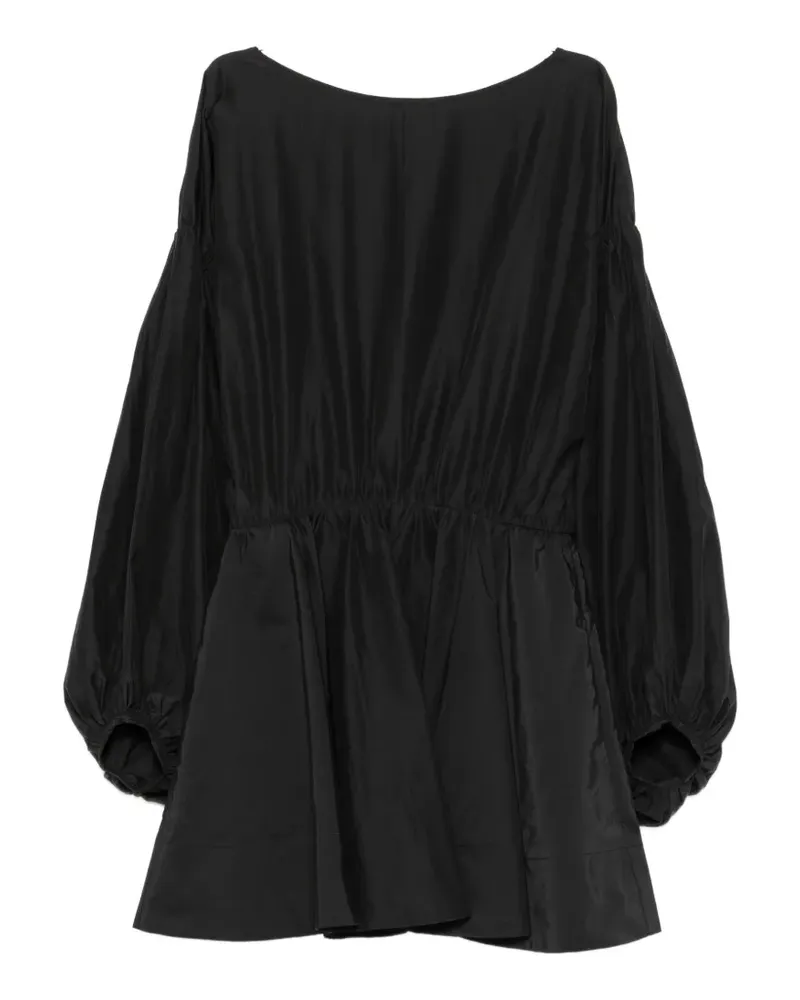 ANDAMANE Clara open-back balloon-sleeve dress - Schwarz Schwarz