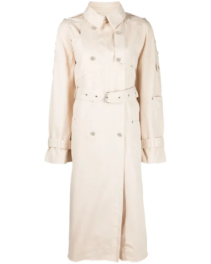 Moschino Klassischer Trenchcoat - Nude Nude