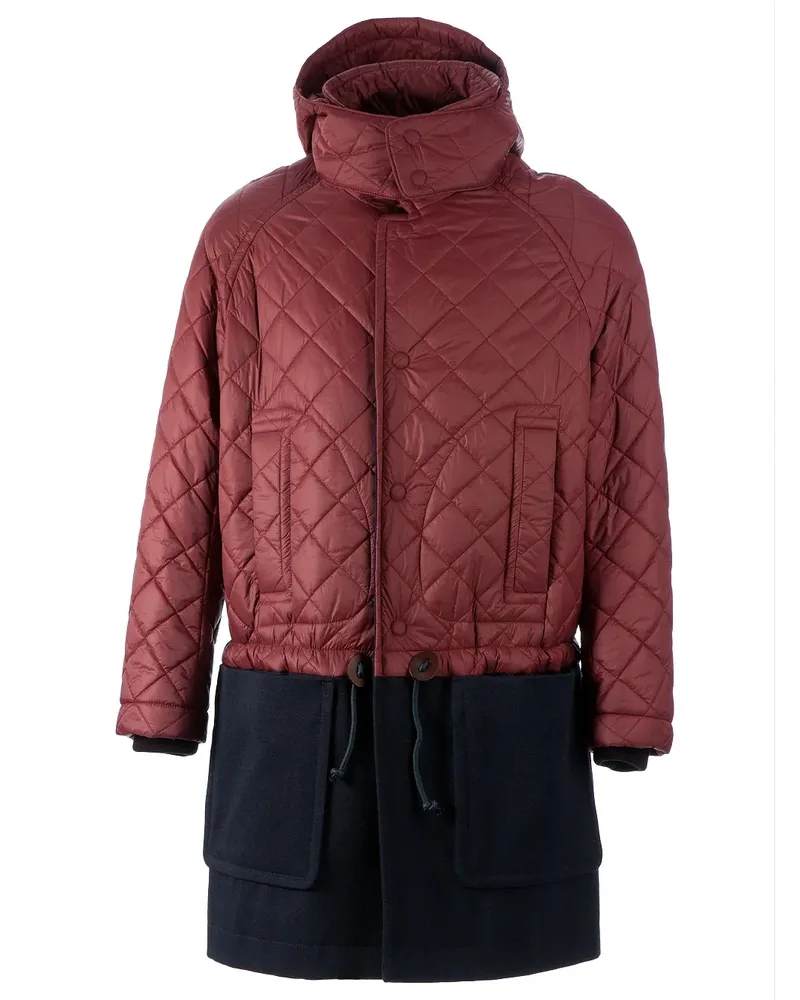 Carven quilted coat - Rot Rot