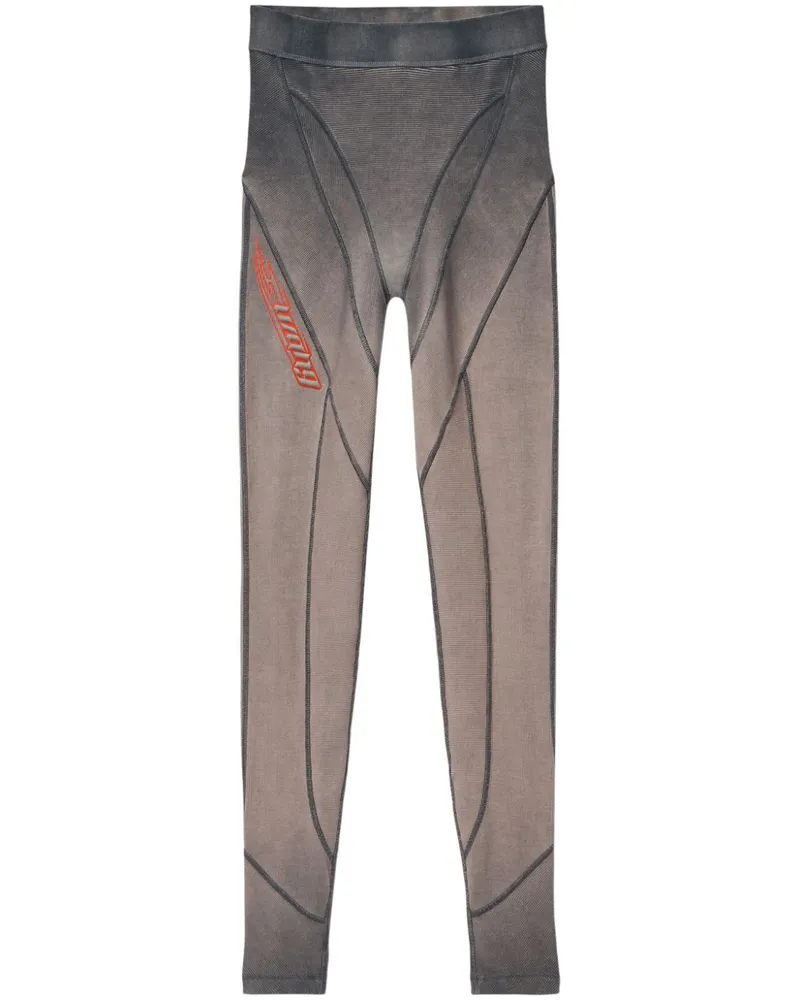 Alexander Wang Leggings mit Logo-Bund - Grau Grau