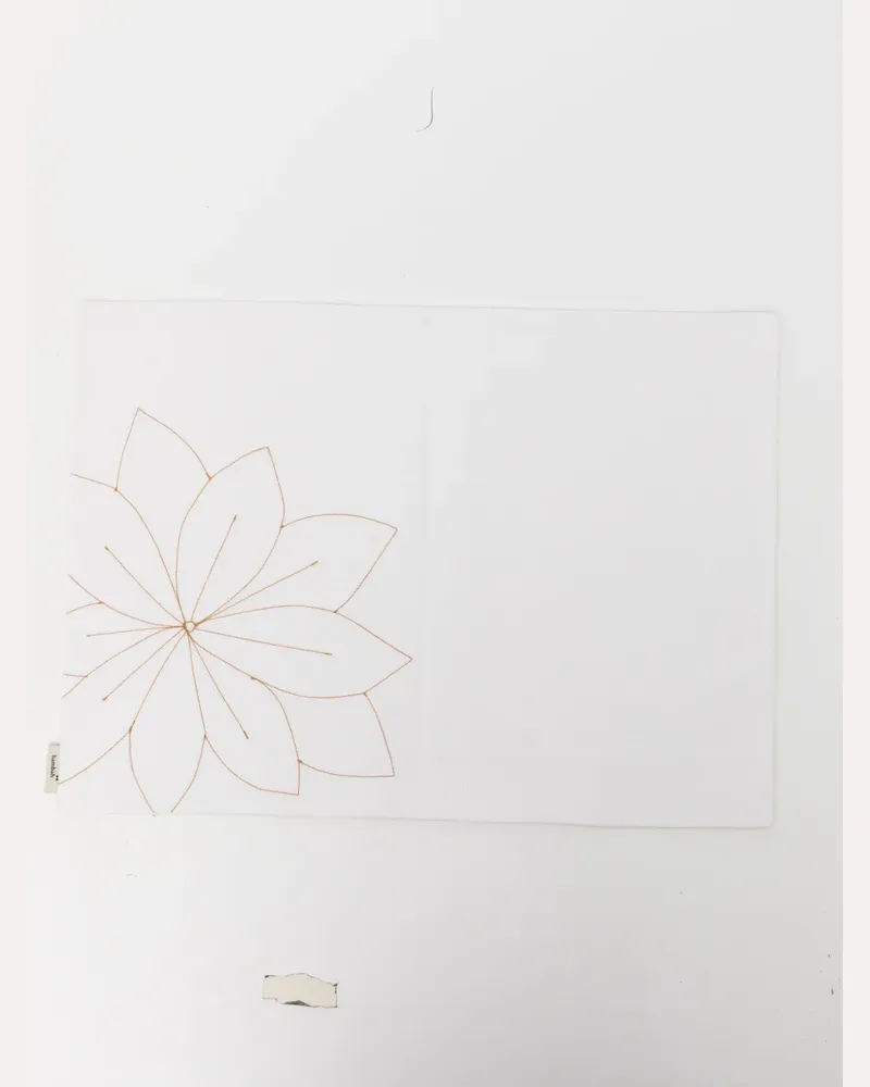 Bambah Gold Petal placemats set - Weiß Weiß
