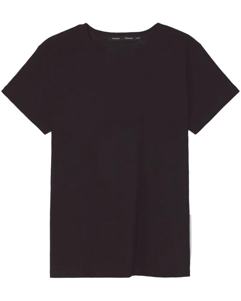 Proenza Schouler Kurzärmeliges T-Shirt - Schwarz Schwarz