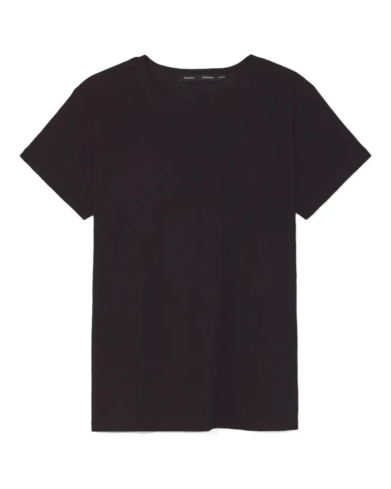 Proenza Schouler Kurzärmeliges T-Shirt - Schwarz Schwarz