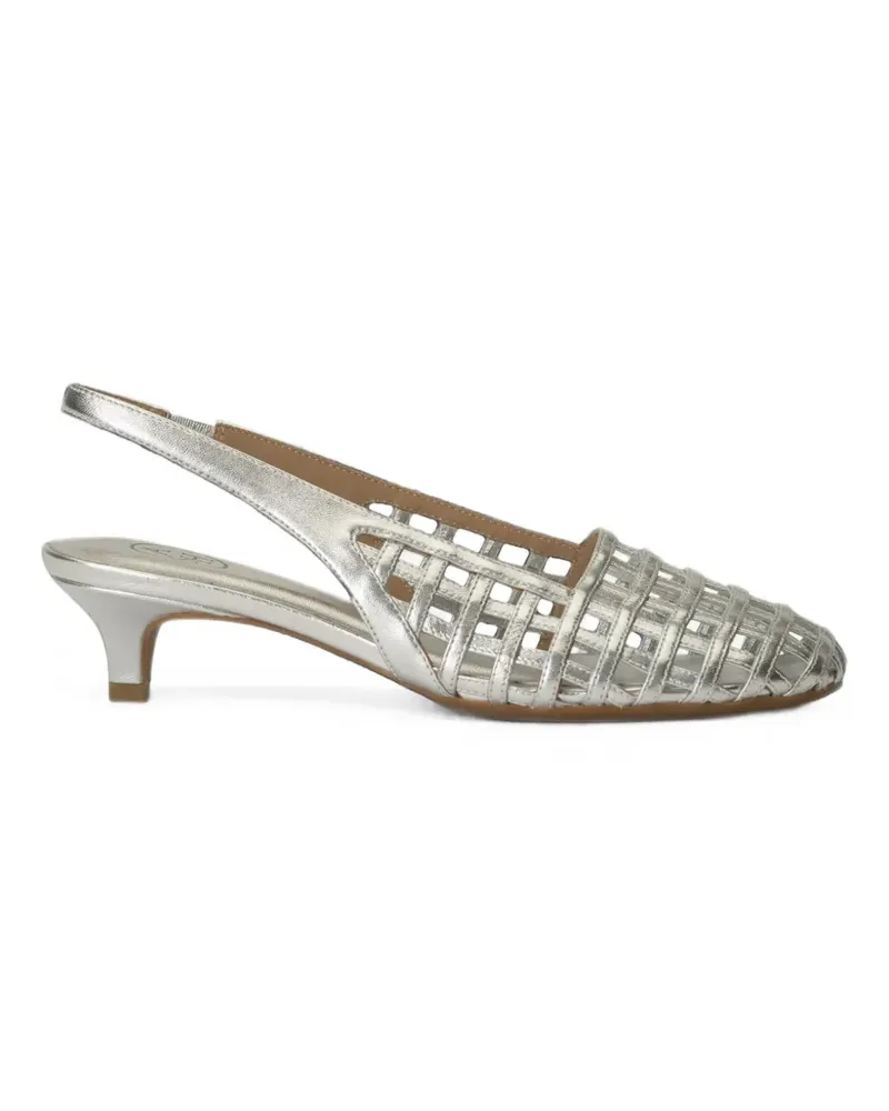 ash Enji slingback heeled pumps - Silber Silber
