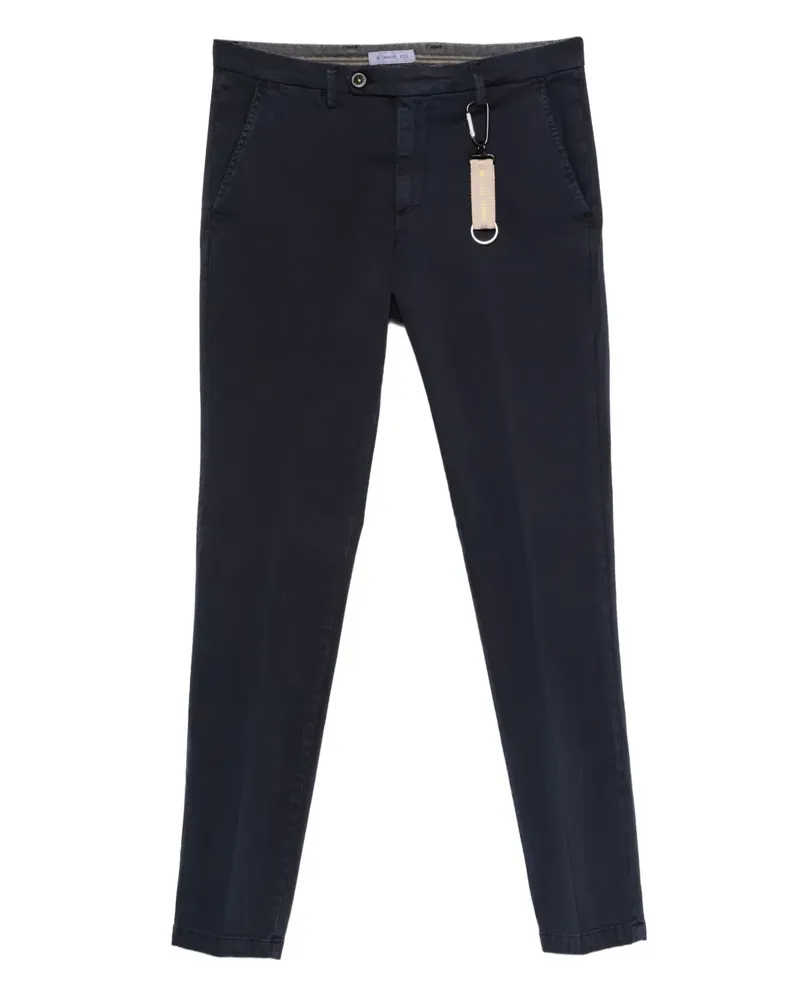 Manuel Ritz Klassische Twill-Hose - Blau Blau