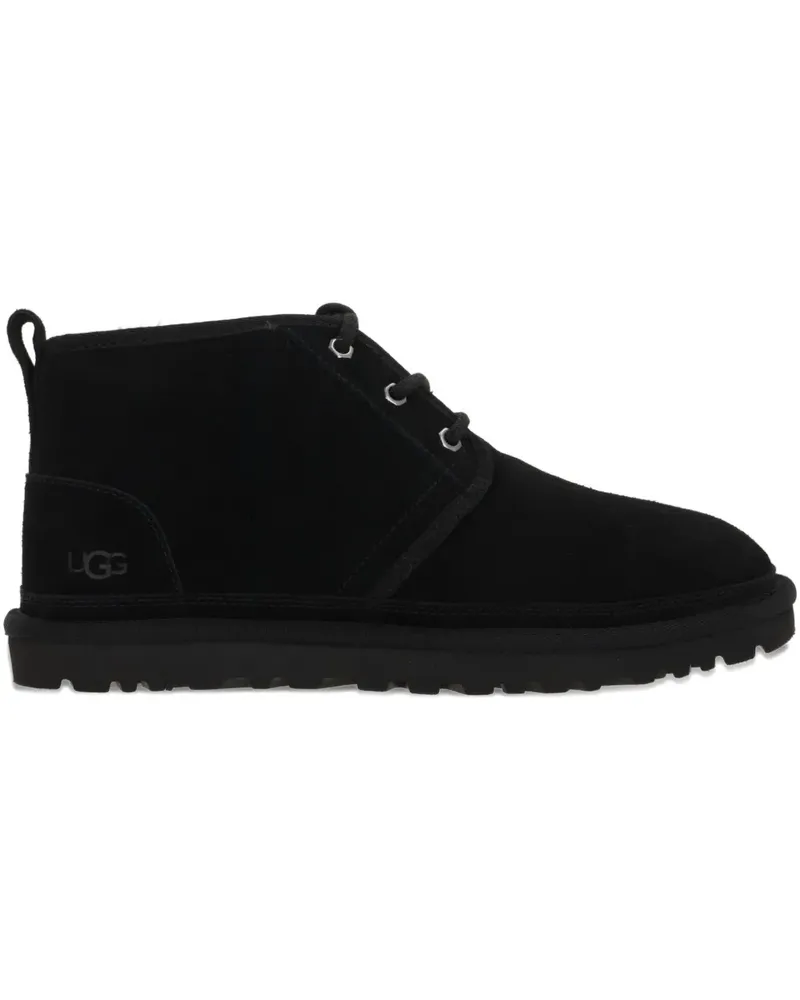 UGG Schnürstiefel aus Wildleder - Schwarz Schwarz