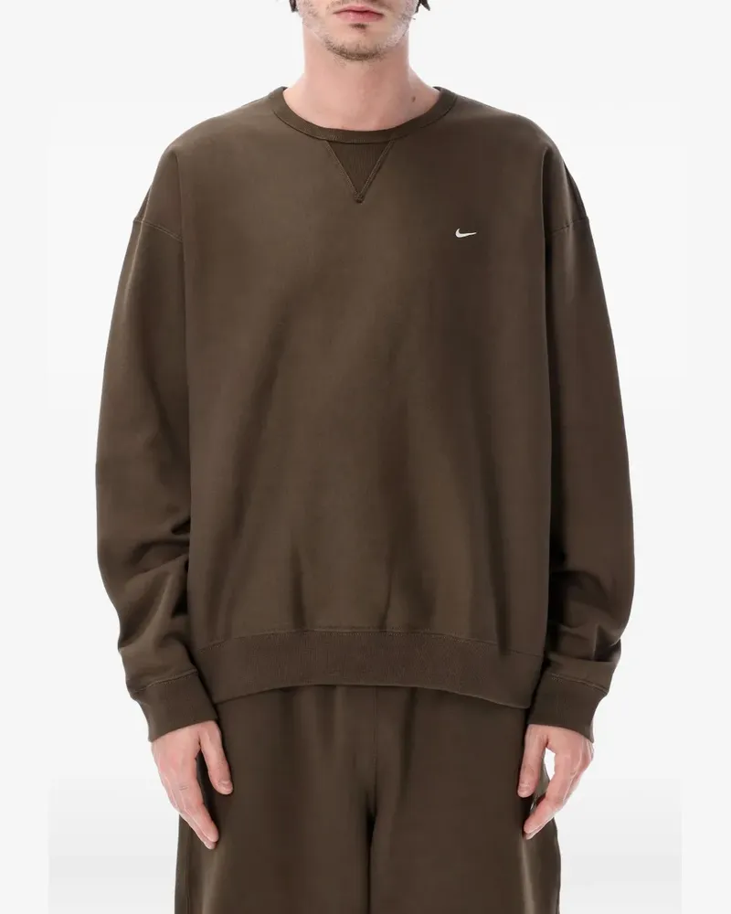 Nike Solo Swoosh crew-neck sweatshirt - Braun Braun