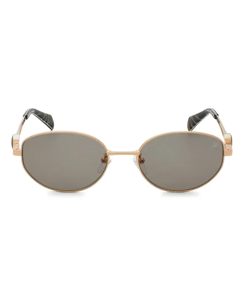 Blumarine oval-frame sunglasses - Gold Gold