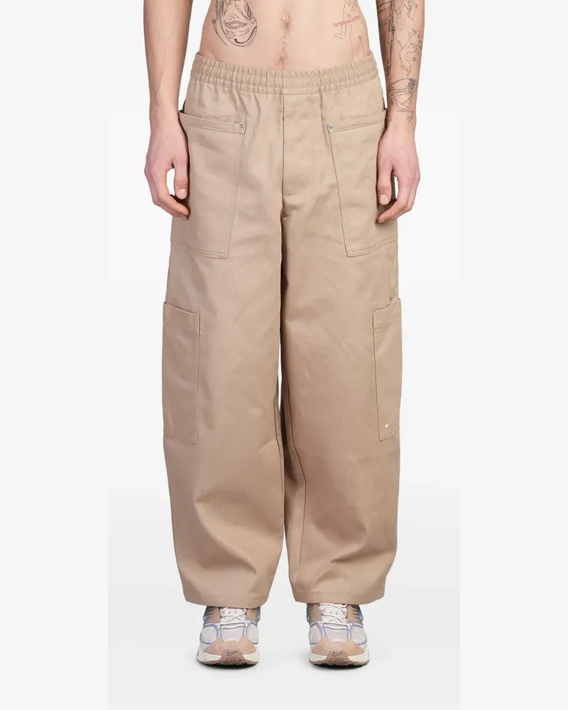 Nike Hose mit weitem Bein - Nude Nude