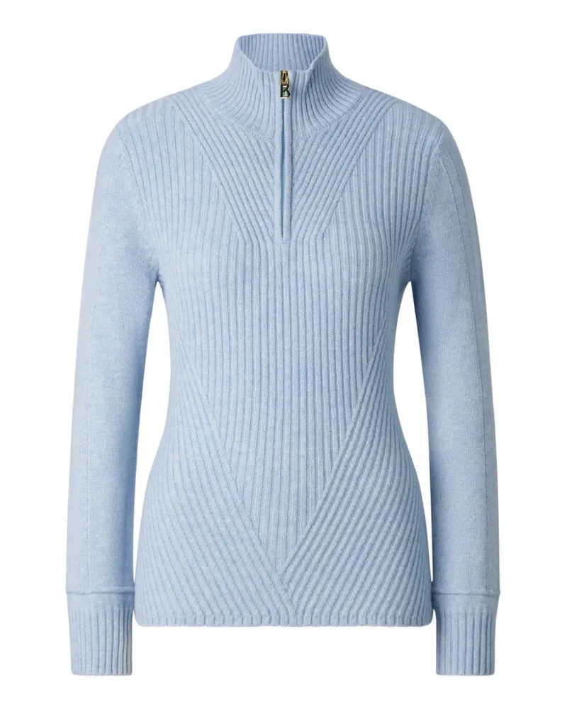 Bogner Gerippter Camila Kaschmirpullover - Blau Blau