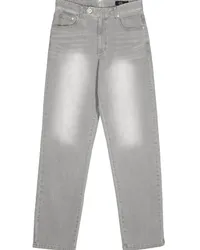 ManOnTheBoon Ausgeblichene Straight-Leg-Jeans Grau