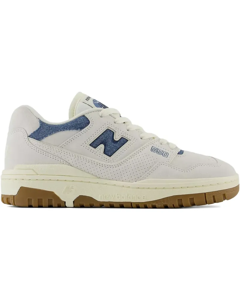 New Balance 550 "Denim Pack - Cream" Sneakers - Weiß Weiß
