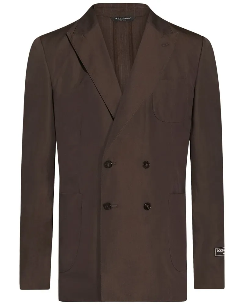 Dolce & Gabbana Doppelreihiger Blazer - Braun Braun