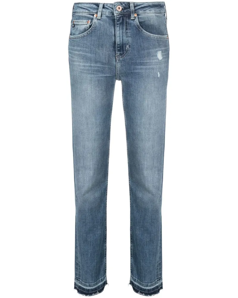 Adriano Goldschmied Tapered-Jeans im Distressed-Look - Blau Blau