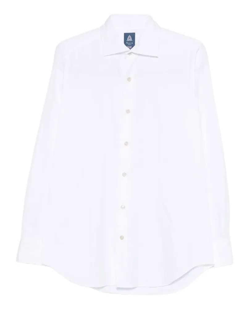 Finamore 1925 Klassisches Hemd - Weiß Weiß