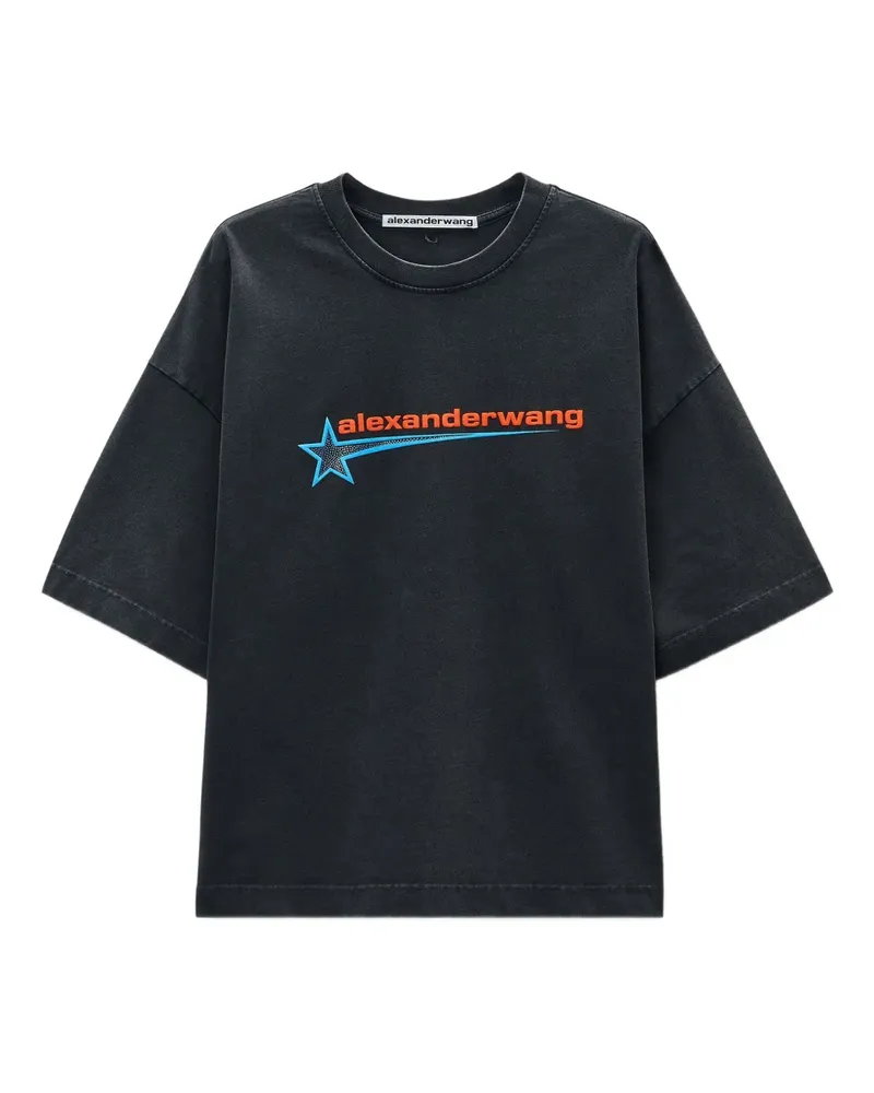 Alexander Wang T-Shirt mit grafischem Print - Schwarz Schwarz