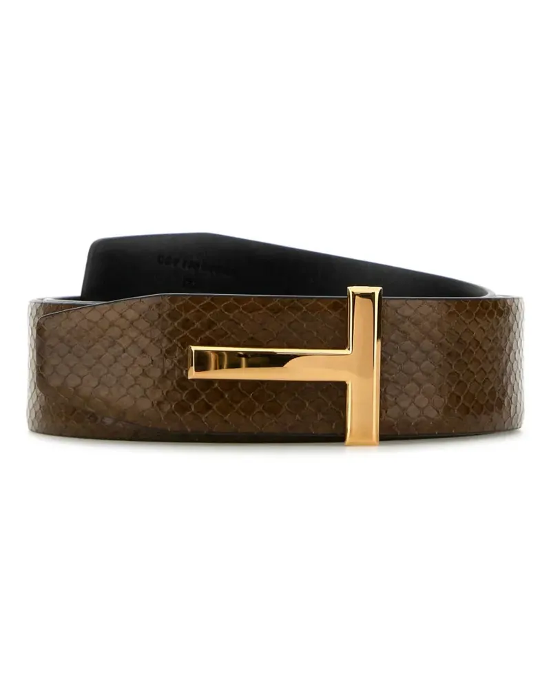Tom Ford Wendbarer Ledergürtel - Braun Braun