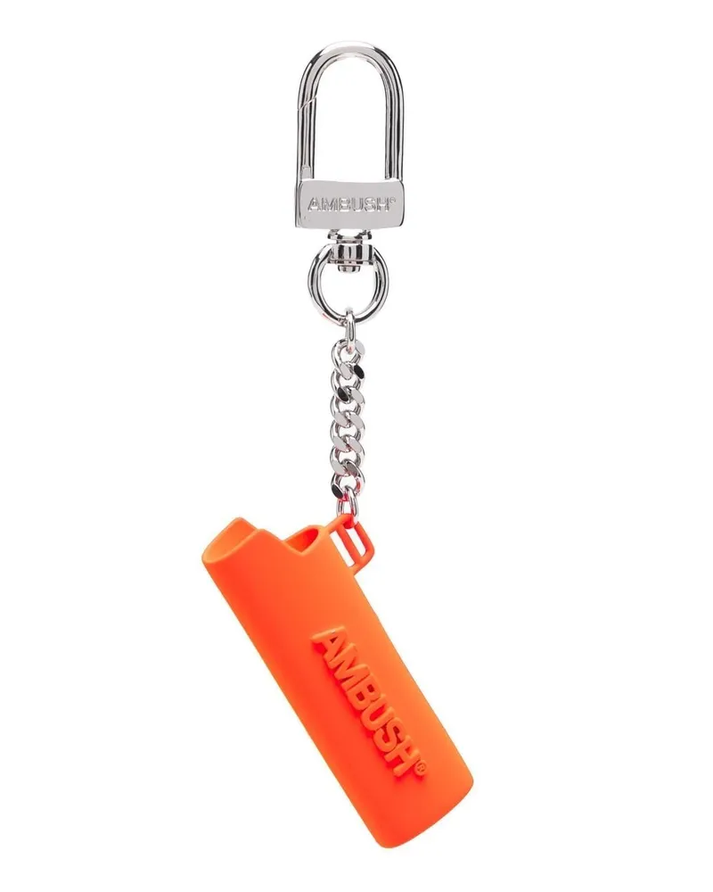 AMBUSH Schlüsselanhänger mit Feuerzeughülle - Orange Orange