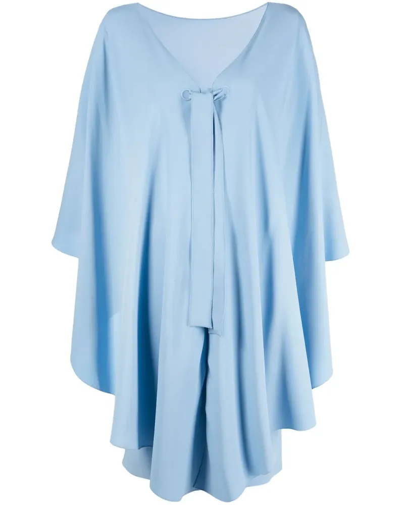 Alberta Ferretti Kleid mit Schleifen - Blau Blau