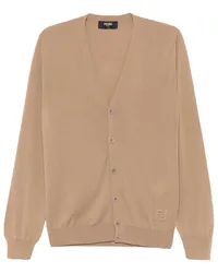 Fendi Cardigan mit FF-Prägung Braun