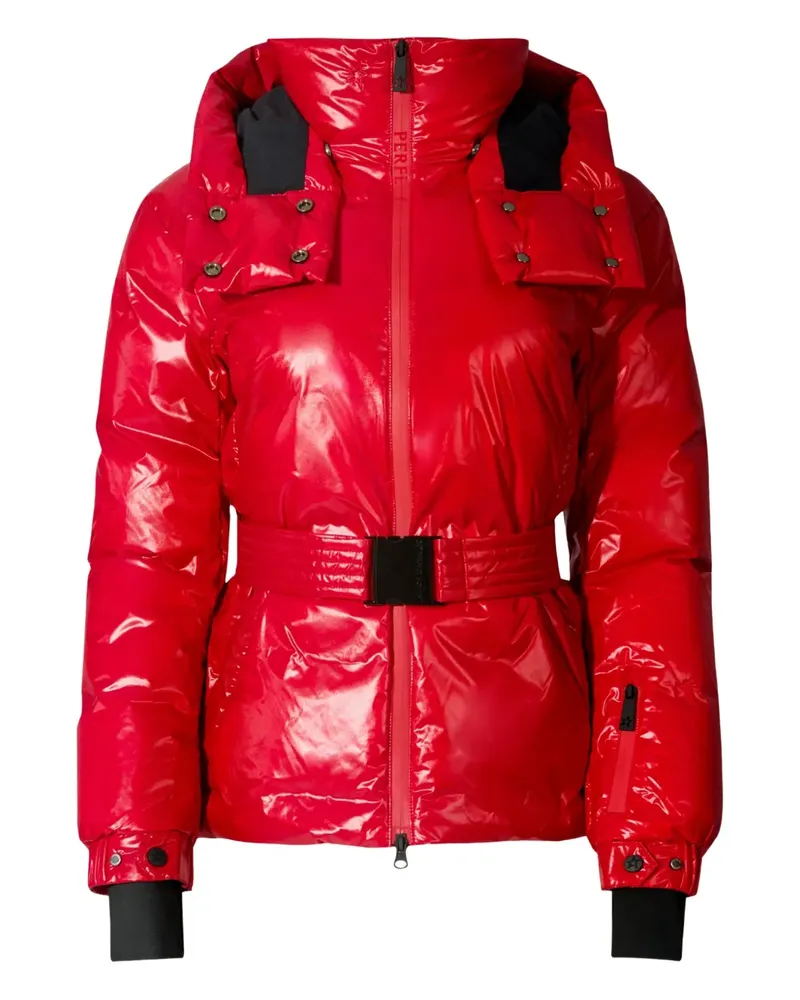 Perfect Moment Candice Kapuzenjacke mit Gürtel - Rot Rot