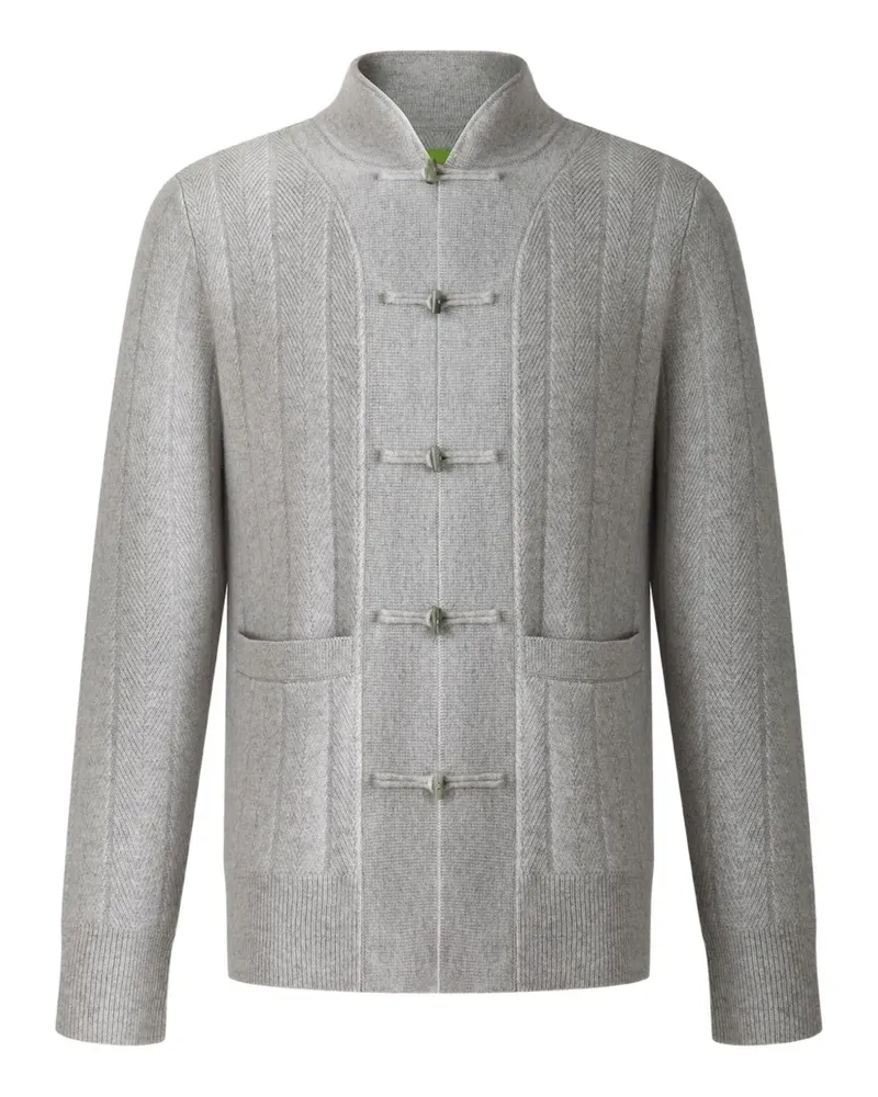 Shanghai Tang Tang Cardigan mit Knöpfen - Grau Grau