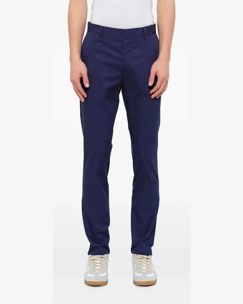 Lanvin Chino mit schmalem Schnitt - Blau Blau
