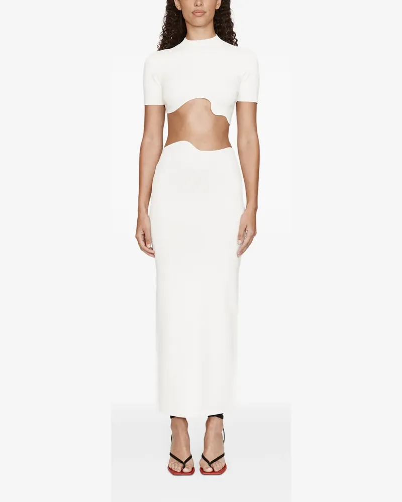 Christopher Esber maparadita skirt - Weiß Weiß