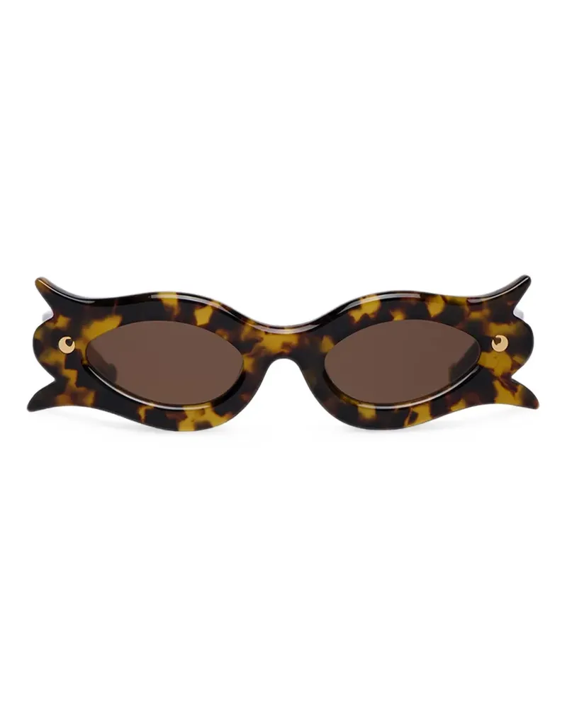Nanushka Tully Sonnenbrille in Schildpattoptik - Braun Braun