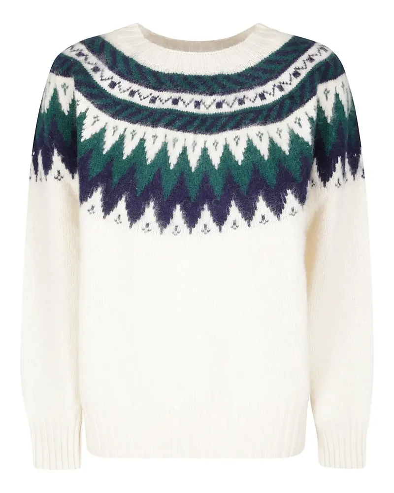 Howlin' Gemusterter Broken Flowers Pullover - Nude Nude