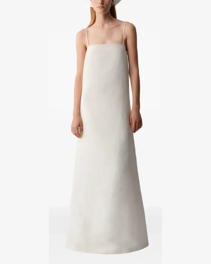 Calvin Klein open-back spaghetti-strap dress - Nude Nude