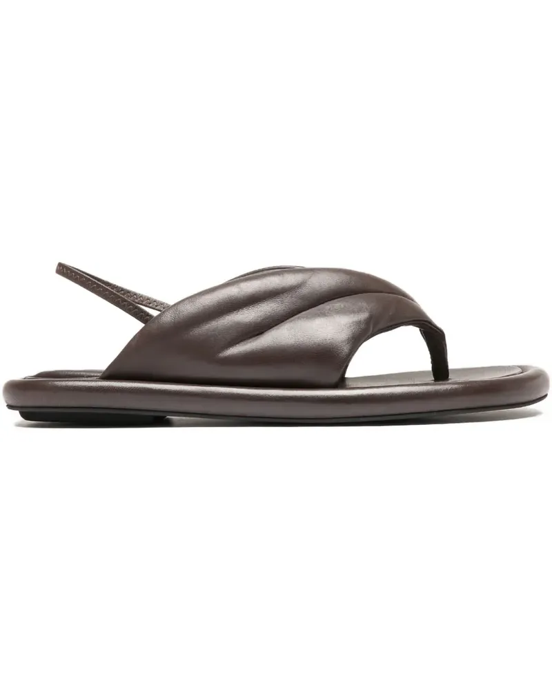 Officine Creative Italia Gepolsterte Slingback-Sandalen - Braun Braun