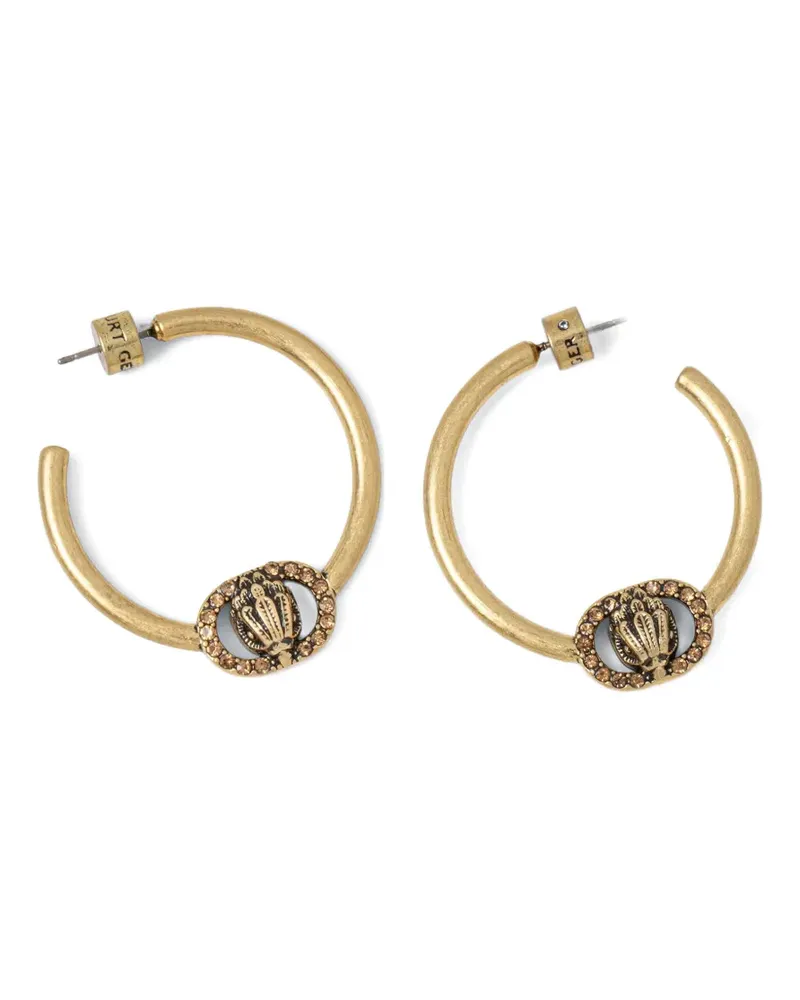Kurt Geiger Chelsea hoop earrings - Gold Gold