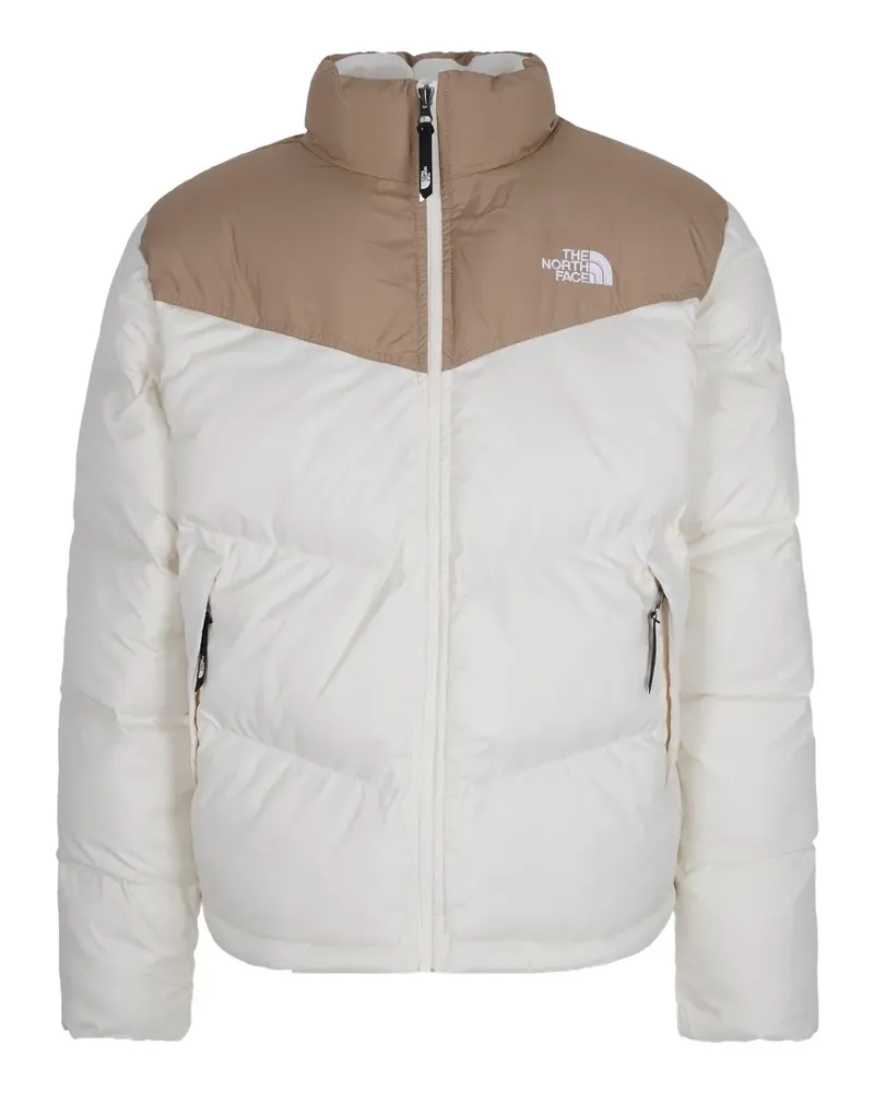The North Face Saikuru Steppjacke in Colour-Block-Optik - Weiß Weiß