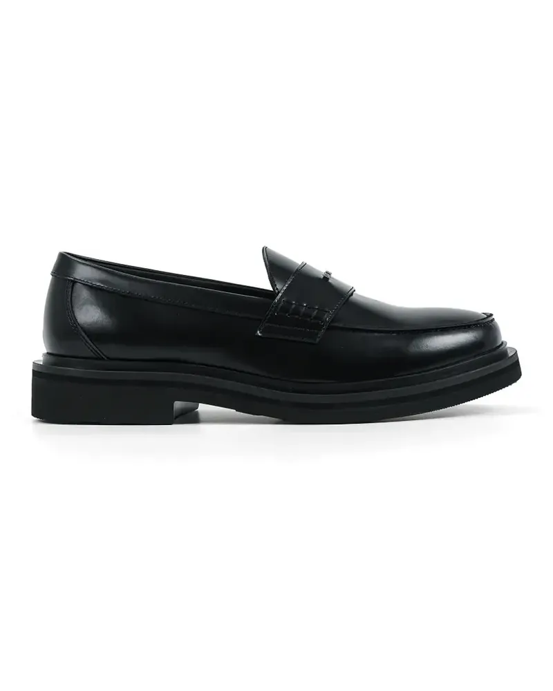 Karl Lagerfeld leather loafers - Schwarz Schwarz