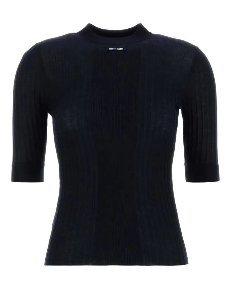 Miu Miu Klassisches Top - Blau Blau