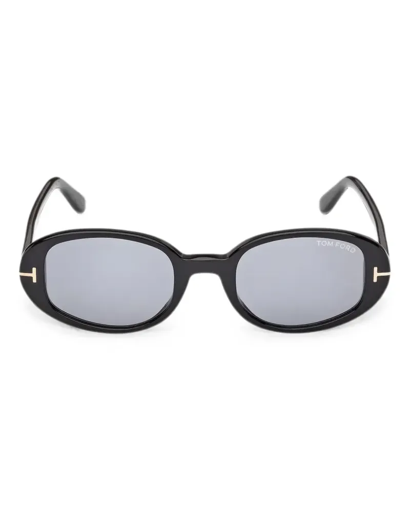 Tom Ford Ovale Iggy Sonnenbrille - Schwarz Schwarz